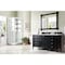 James Martin Vanities Brittany 60in Single Vanity, Black Onyx, w/ 3 CM Ethereal Noctis Quartz Top 650-V60S-BKO-3ENC - alternate 5